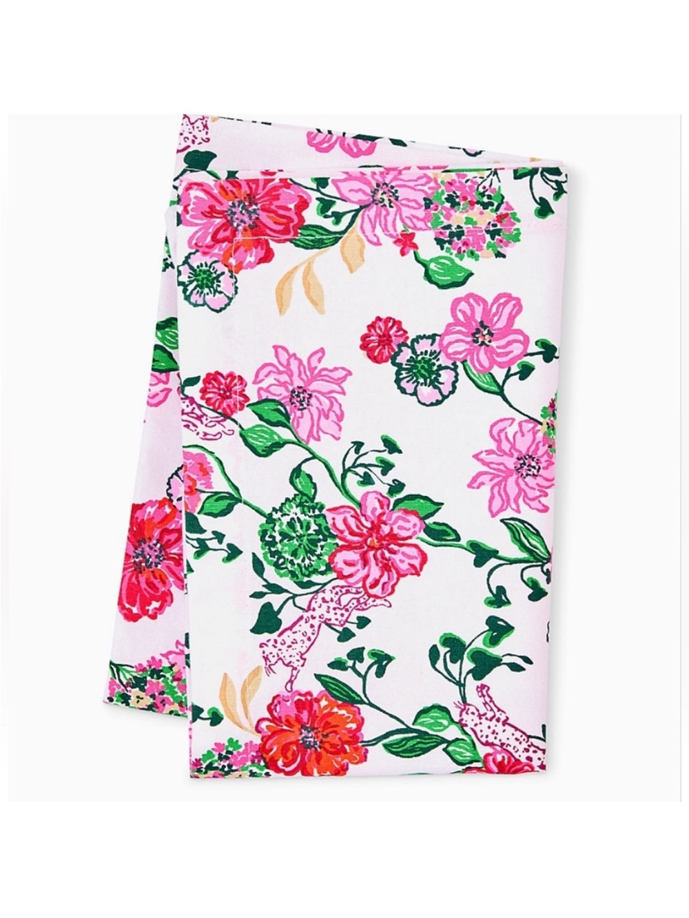 NWT Lilly Pulitzer Set of 2 Tea Towels Coconut Safari Sanctuary
